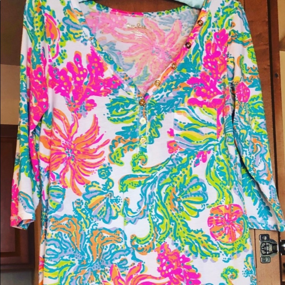 Lilly Pulitzer Palmetto t-shirt dress🌸 EEUC
